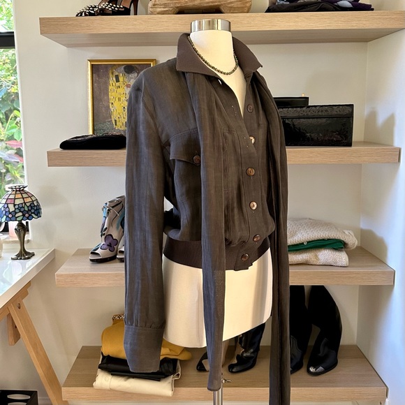 🌟SOLD🌟 Linen Gauze Jacket - Picture 2 of 5